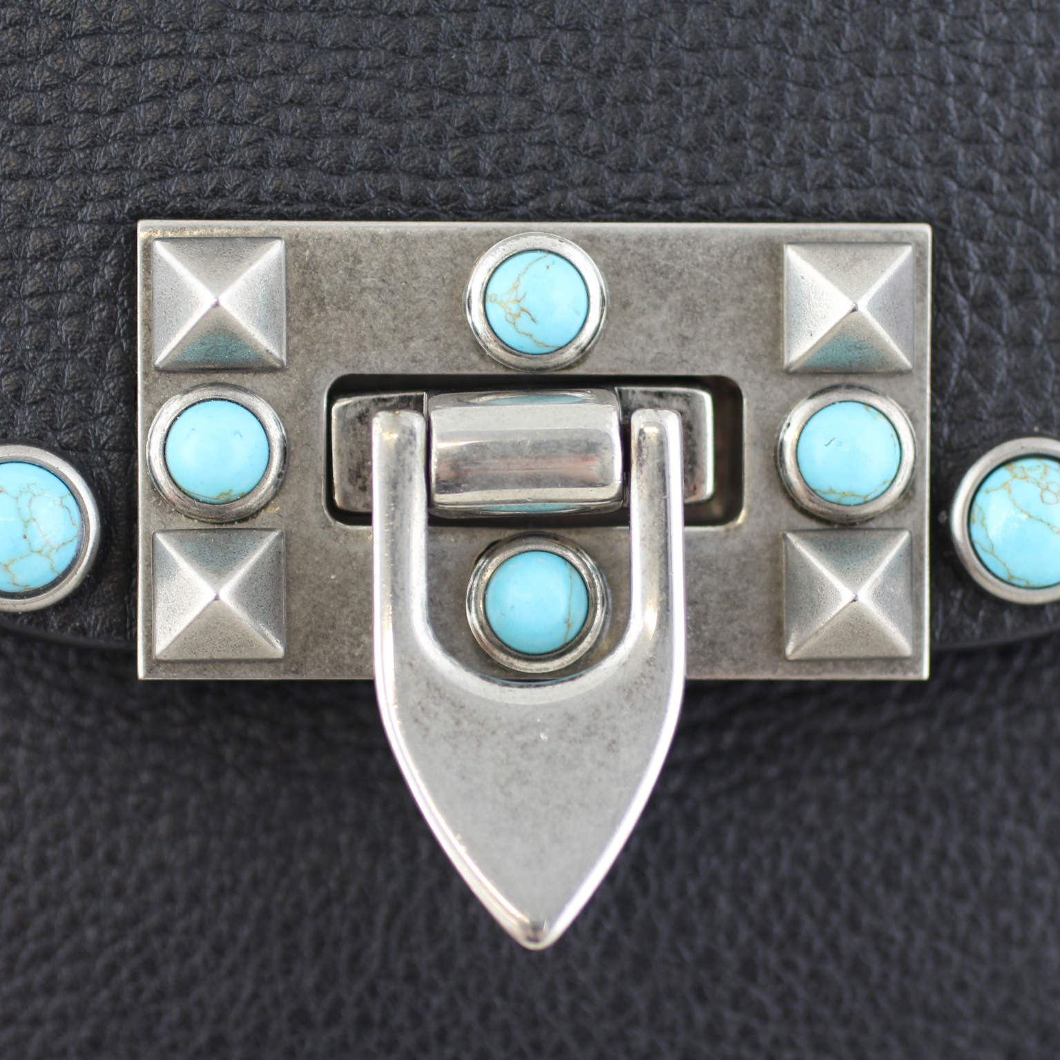 Valentino Rolling Rockstud Guitar Strap Crossbody clasp