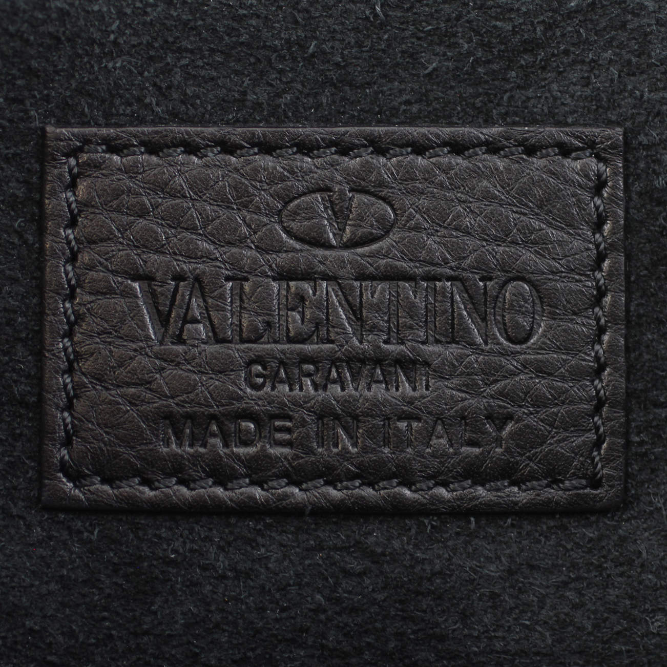 Valentino Rolling Rockstud Guitar Strap Crossbody stamp