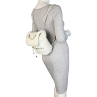 Chanel Shearling Backpack