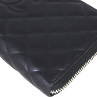 Chanel Classic Long Zipped Wallet | Black