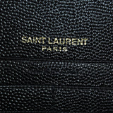 Saint Laurent Monogram Mix Matelasse Envelope Wallet on Chain Interior Stamp