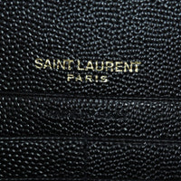 Saint Laurent Monogram Mix Matelasse Envelope Wallet on Chain Interior Stamp