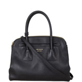 Prada Saffiano Cuir Double Zip Dome Tote