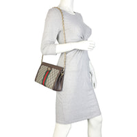 Gucci GG Supreme Ophidia Small Shoulder Bag