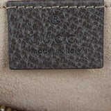 Gucci GG Supreme Mini Top Handle Shoulder Bag Interior Stamp