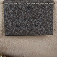 Gucci GG Supreme Mini Top Handle Shoulder Bag Interior Stamp