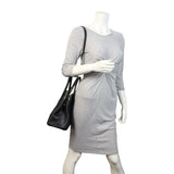 Prada Saffiano Cuir Double Zip Dome Tote