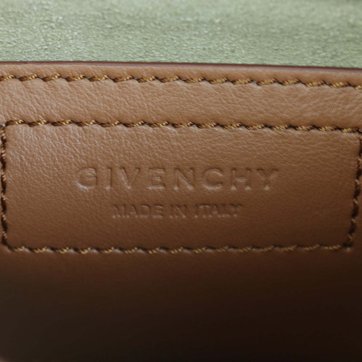 Givenchy Infinity Saddle Bag Mini Interior Stamp