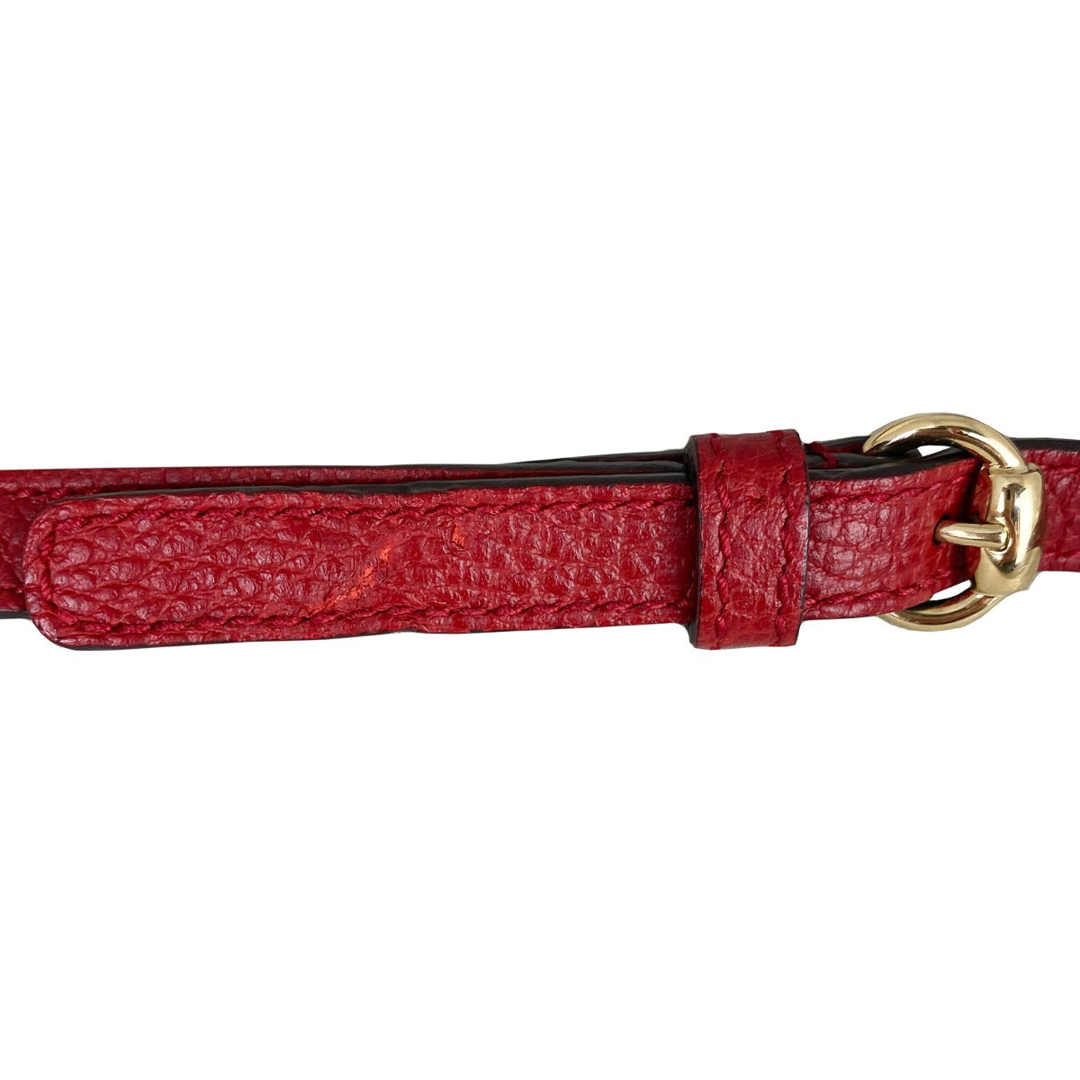 Gucci Soho Leather Shoulder Bag Tri-colour Strap scratch