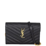 Saint Laurent Cassandre Envelope Chain Wallet