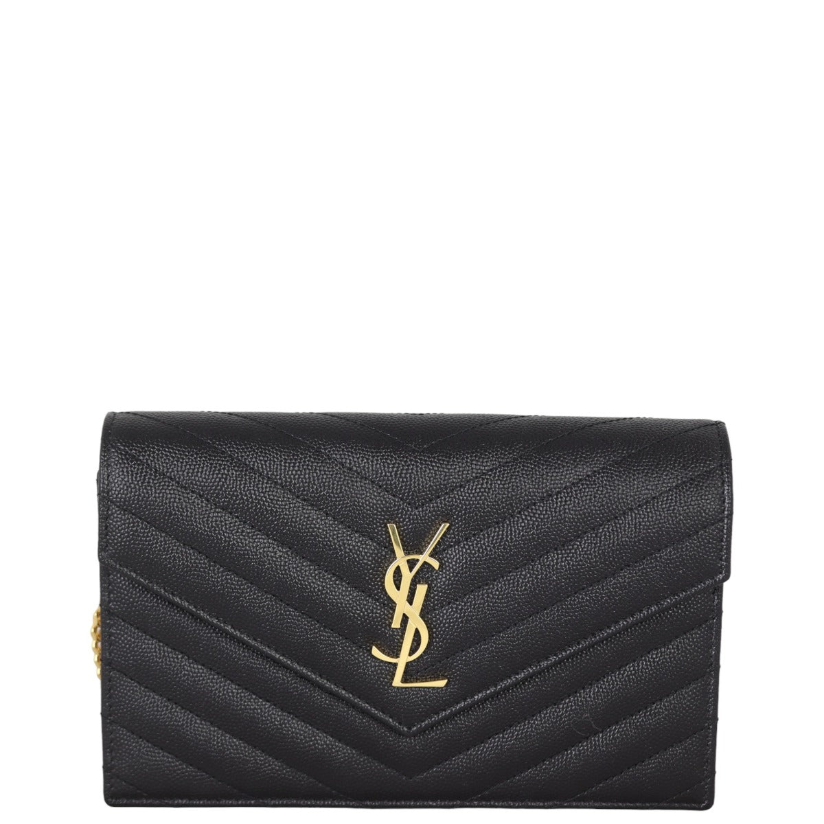 Saint Laurent Cassandre Envelope Chain Wallet