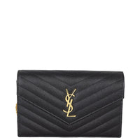 Saint Laurent Cassandre Envelope Chain Wallet