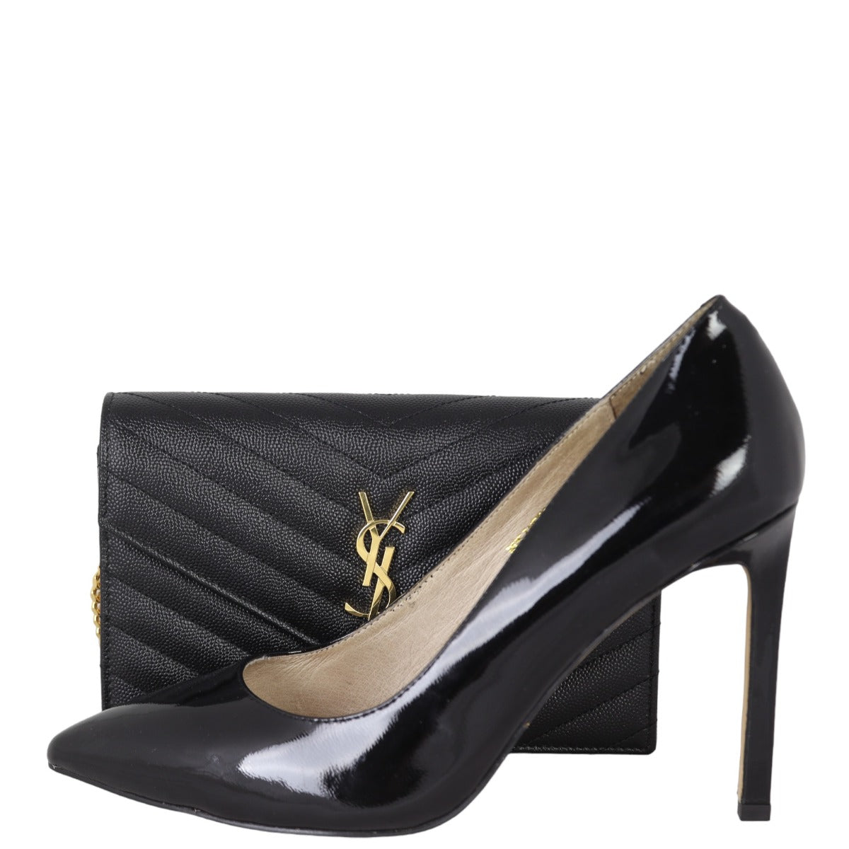 Saint Laurent Cassandre Envelope Chain Wallet