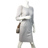 Gucci GG Supreme Half Moon Mini Shoulder Bag