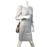 Gucci GG Supreme Half Moon Mini Shoulder Bag