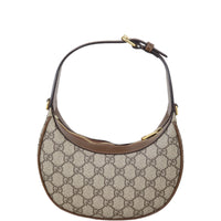 Gucci GG Supreme Half Moon Mini Shoulder Bag