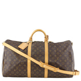 Louis Vuitton Keepall Bandoulière 55 Monogram front