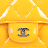 Chanel Classic Flap Long Wallet Patent | Orange