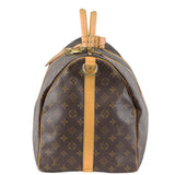 Louis Vuitton Keepall Bandoulière 55 Monogram side