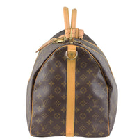 Louis Vuitton Keepall Bandoulière 55 Monogram side
