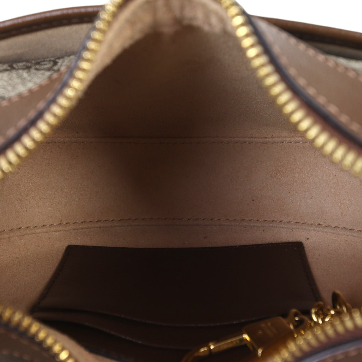 Gucci GG Supreme Half Moon Mini Shoulder Bag