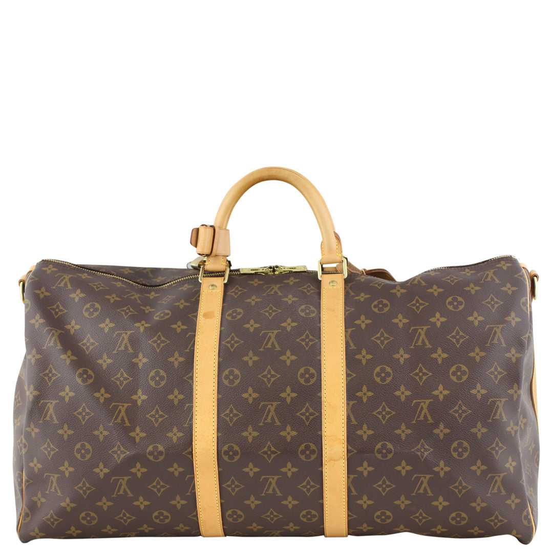 Louis Vuitton Keepall Bandoulière 55 Monogram back