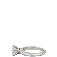 Tiffany & Co Solitaire Platinum Diamond Ring