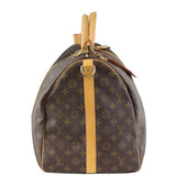 Louis Vuitton Keepall Bandoulière 55 Monogram side