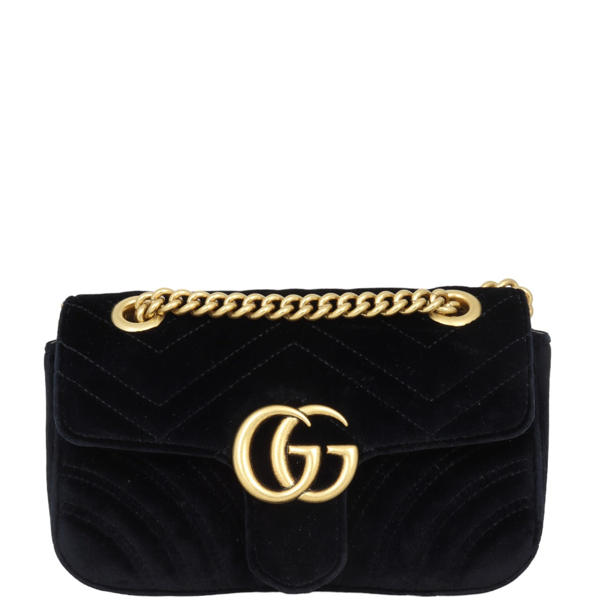 Gucci Marmont Velvet Mini Shoulder Bag