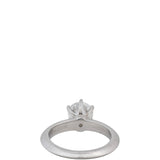 Tiffany & Co Solitaire Platinum Diamond Ring