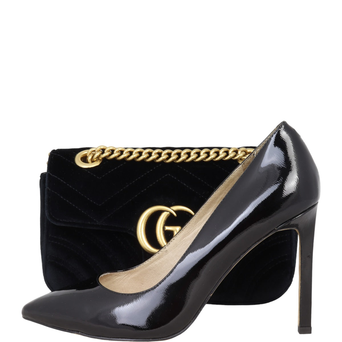 Gucci Marmont Velvet Mini Shoulder Bag