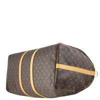 Louis Vuitton Keepall Bandoulière 55 Monogram corner