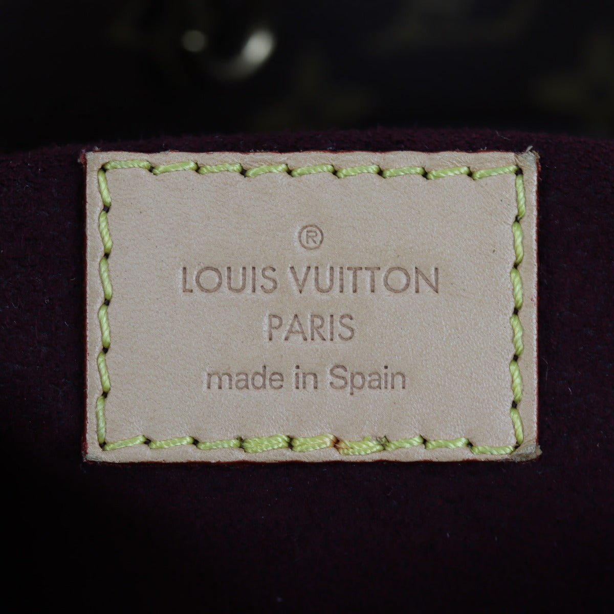 Louis Vuitton Montaigne GM Monogram Interior Stamp