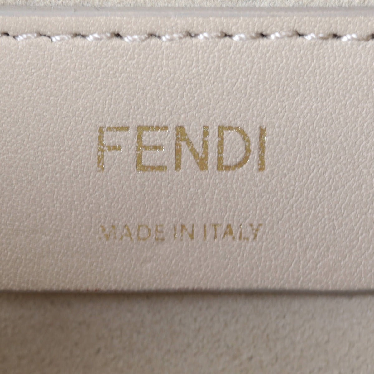 Fendi Kan I Monster Shoulder Bag Interior Stamp