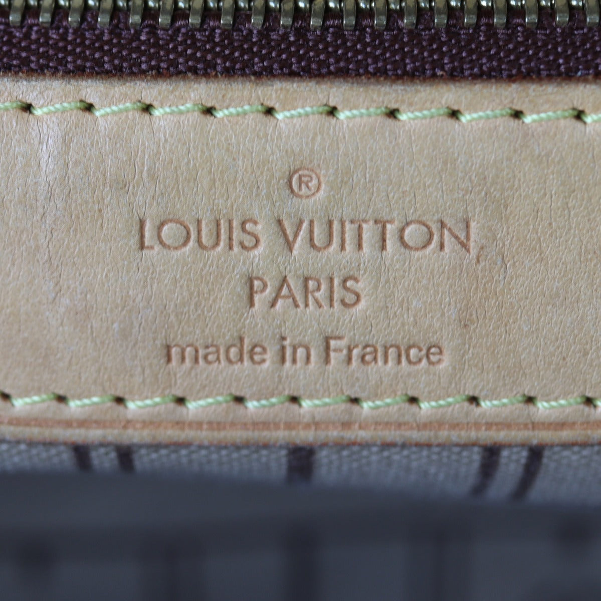 Louis Vuitton Neverfull GM Monogram Interior Stamp
