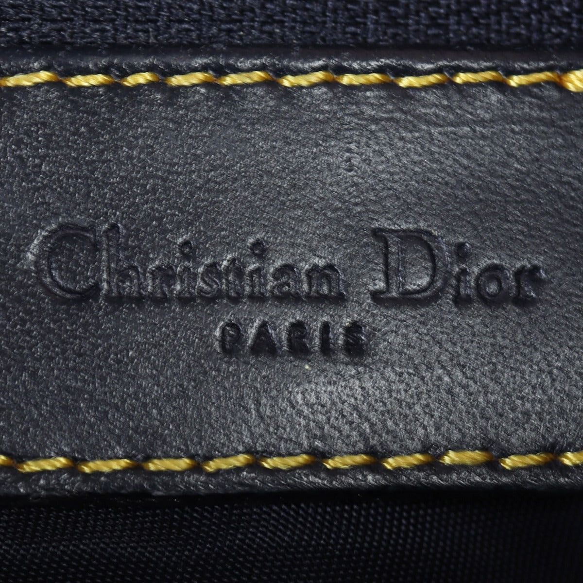 Dior Vintage Saddle Bag Oblique Interior Stamp
