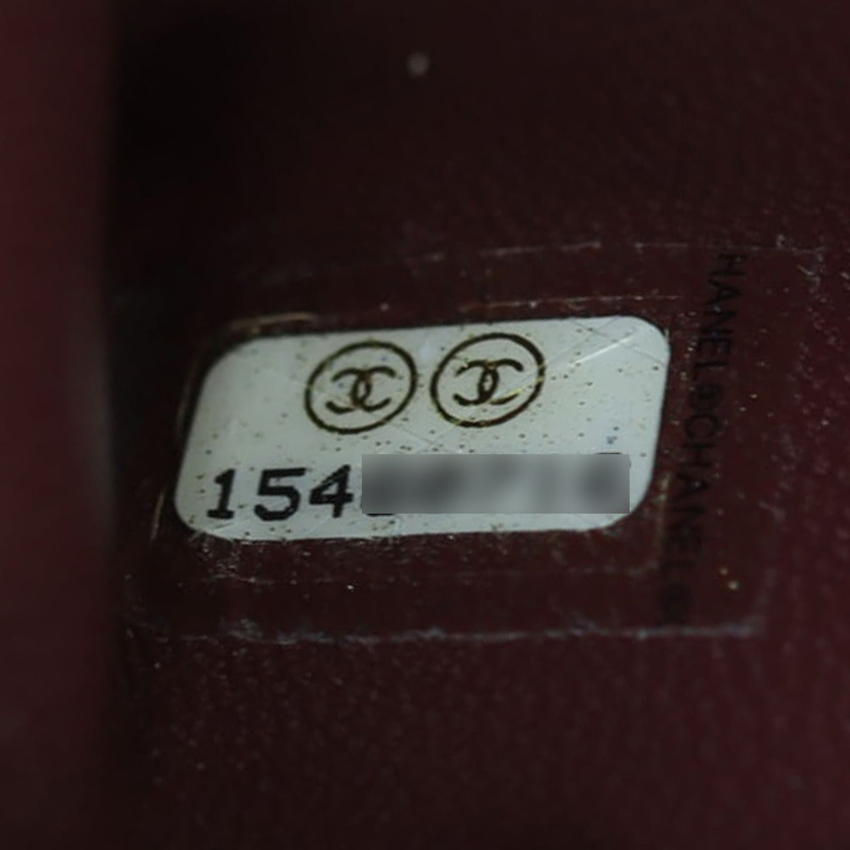 Chanel Python CC Flap Bag Code