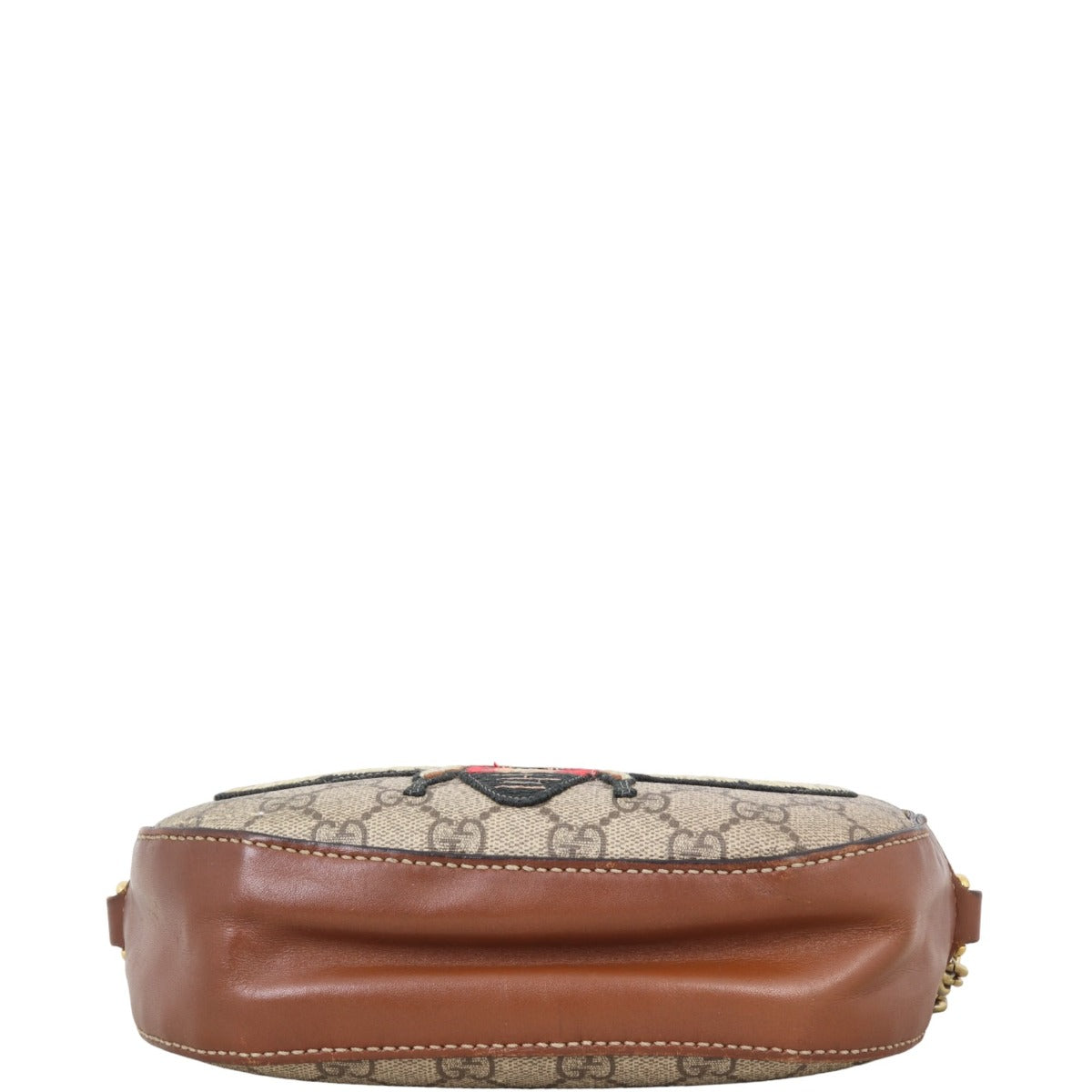 Gucci GG Supreme Bee Embroidered Mini Chain Bag
