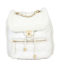 Chanel Shearling Backpack