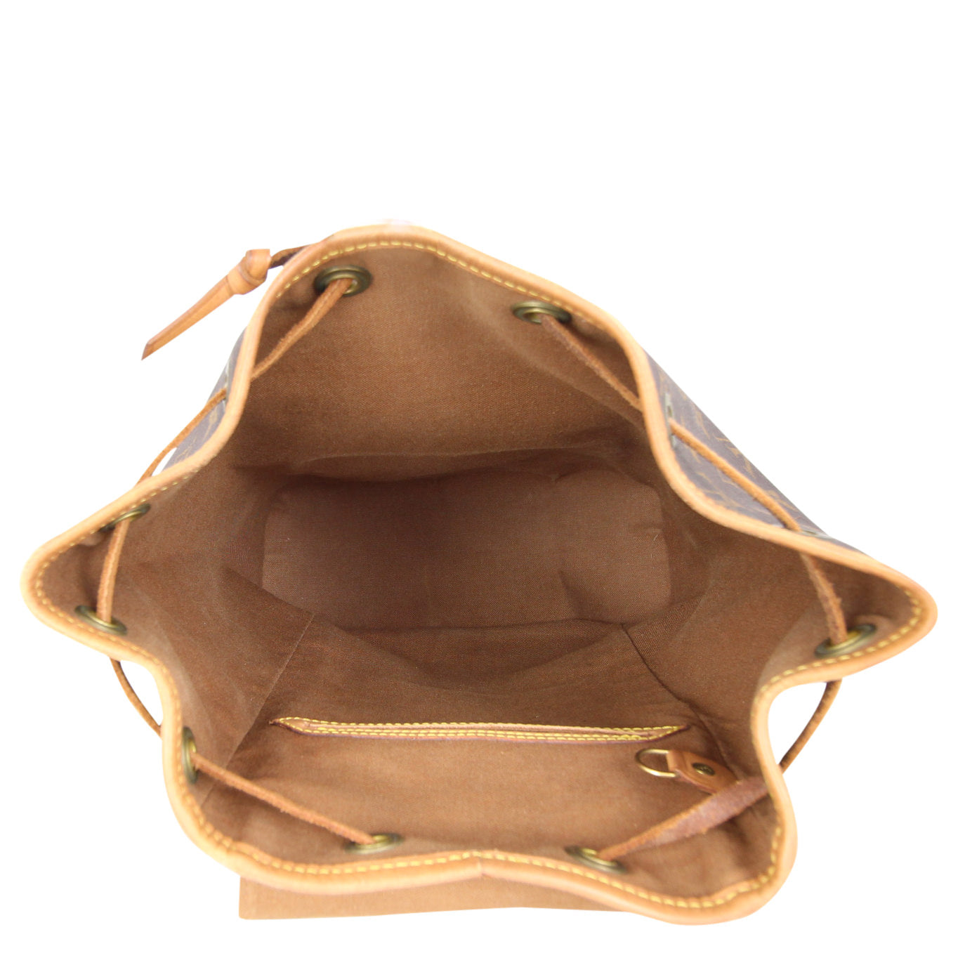 Louis Vuitton Montsouris MM Monogram interior