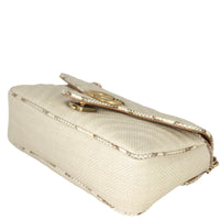 Gucci GG Marmont Matelasse Small Shoulder Bag Raffia Python