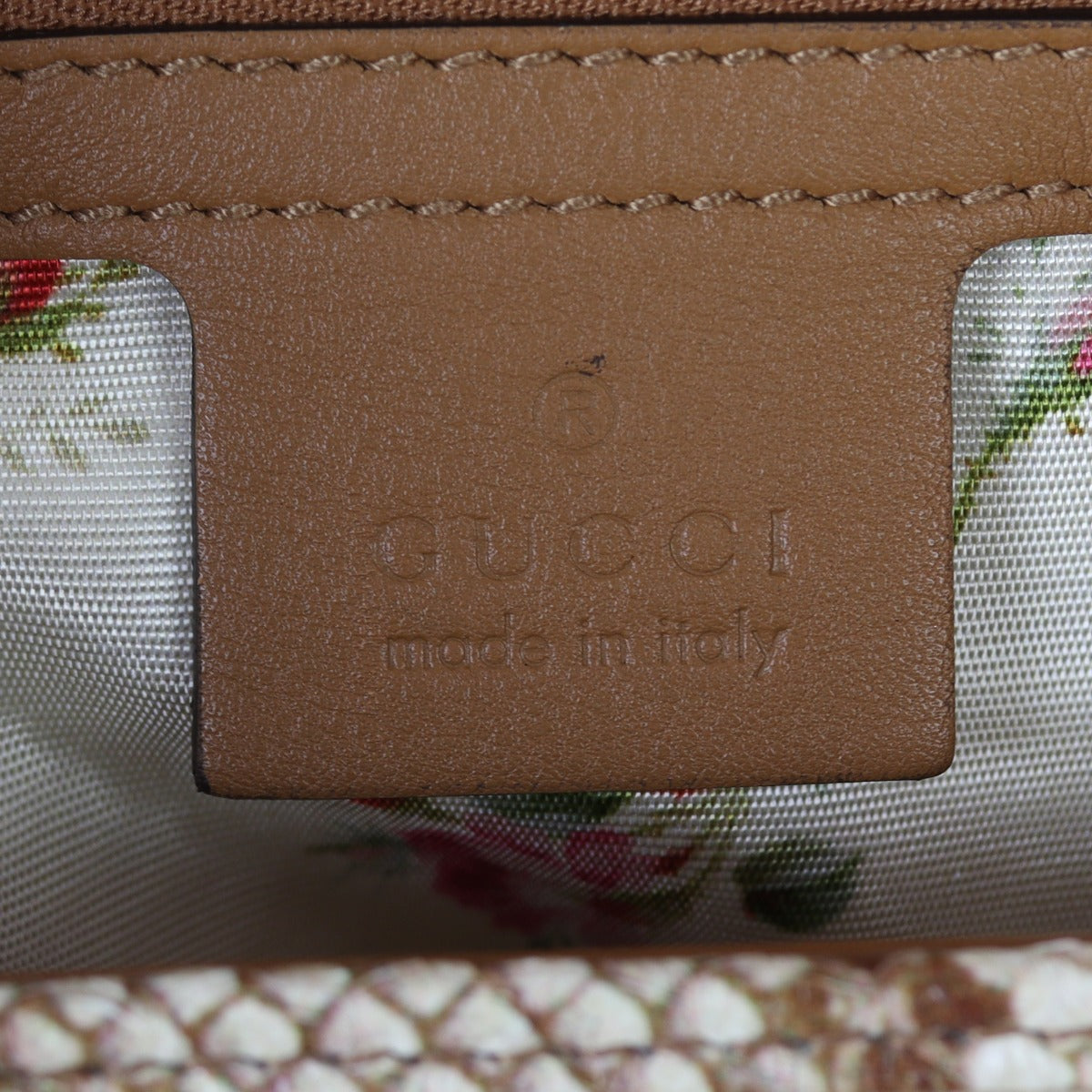 Gucci GG Marmont Matelasse Small Shoulder Bag Raffia Python