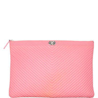 Chanel Boy O-Case Chevron Large