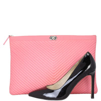 Chanel Boy O-Case Chevron Large