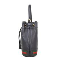 Gucci Ophidia Leather Bucket Bag Mini