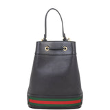 Gucci Ophidia Leather Bucket Bag Mini