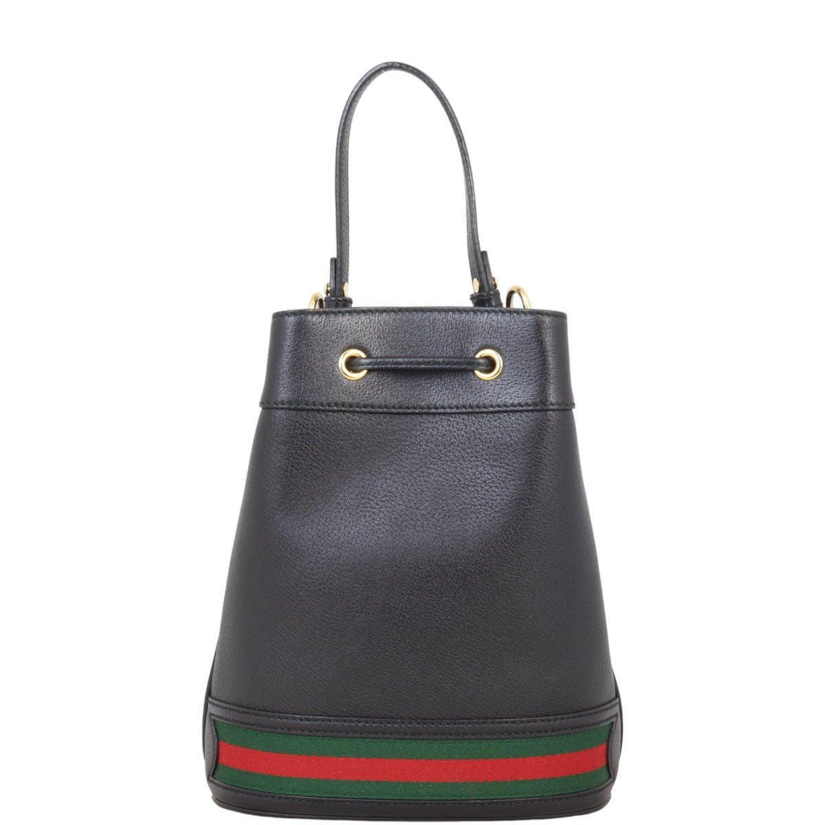 Gucci Ophidia Leather Bucket Bag Mini