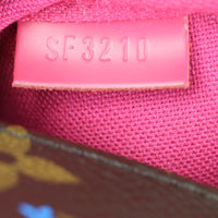 Louis Vuitton Mini Pochette Accessoires Damier Ebene Vivienne Christmas Print 2020 Date Code