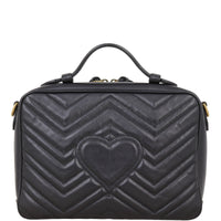 Gucci GG Marmont Zip Around Top Handle Camera Bag Small