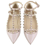 Valentino Rockstud Sandals Nude Top